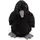 Uni-Toys Rabe Plushie 12 cm Schwarz