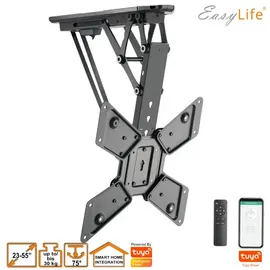 Easy Life EasyLife TV Deckenhalter Smart Home elektrisch schwenkbar 23 bis 55 Zoll VESA 400x400 Schwarz