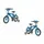 Toimsa Bikes Stitch 16 Zoll RH 0 cm blau