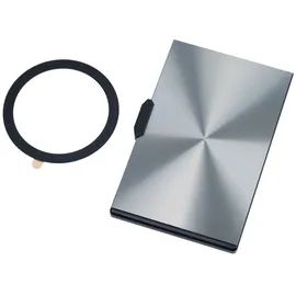 Troika EDELCARD Kartenetui Grau Aluminium,
