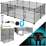 Kesser Freigehege XXL 150 x 150 x 70 cm schwarz