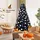 Costway Künstlicher Weihnachtsbaum Schwarz 225 cm