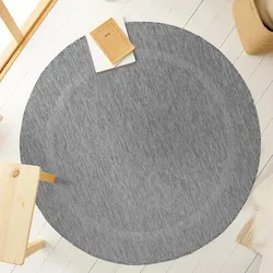 Outdoorteppich AYYILDIZ TEPPICHE "RELAX 4311", grau, H:5mm Ø:200cm, Polypropylen, Teppiche, pflegeleicht, robust, In- und Outdoor geeignet, große Farbauswahl