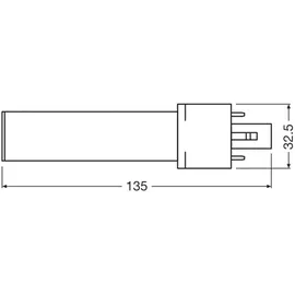 osram homelighting LED-Lampe 4058075823532 4 W G23 warmweiß 1 St.