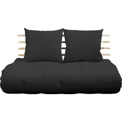 Schlafsofa KARUP DESIGN "Shinsano", grau (dunkelgrau), B:140cm, Sofas