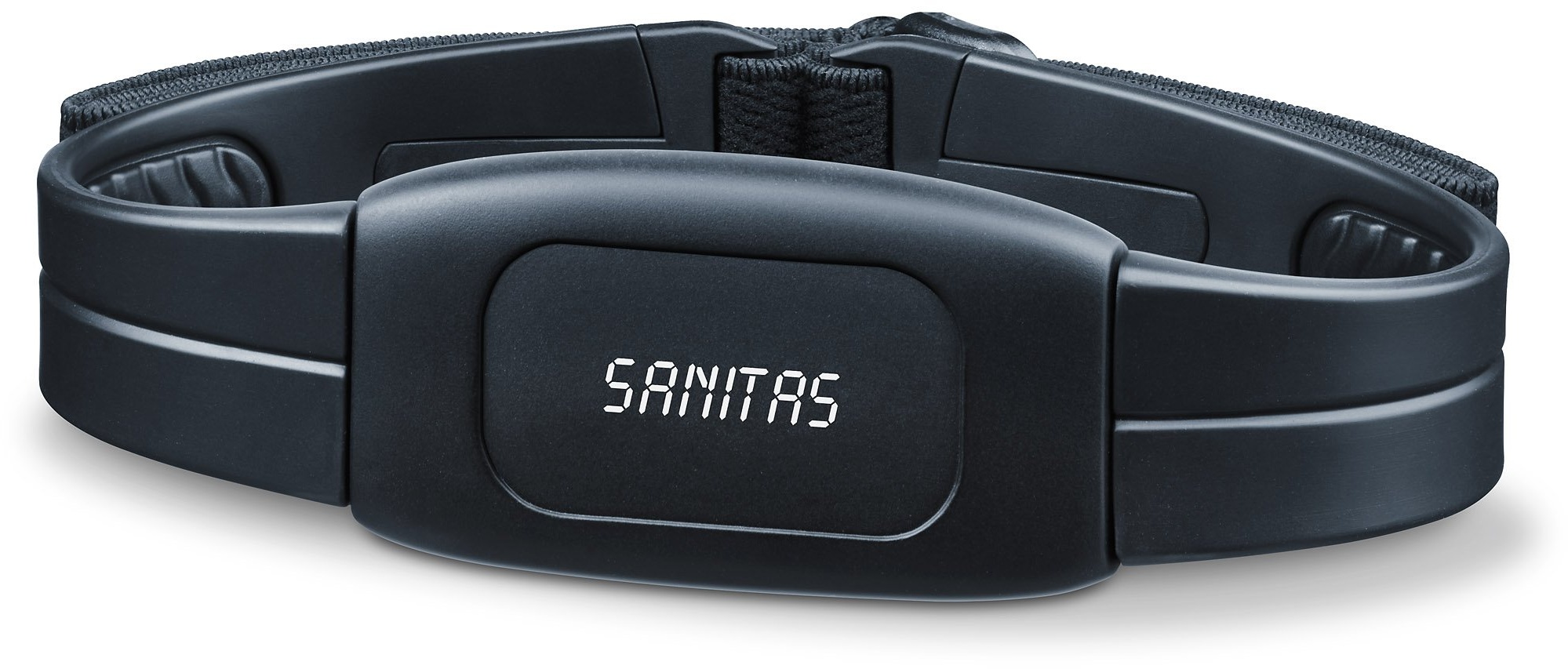 Sanitas Bluetooth Brustgurt SPM 230, zur Herzfrequenzmessung mit dem Smartphone und allen gängigen Trainings und Fitness Apps wie Runtastic; Für ein gezieltes Ausdauertraining auch mit analogen Trainingsgeräten und Pulsuhren verwendbar; kompatibel mit iPhone 4s/5/5s/5c/6/6s/6 Plus und Bluetooth (R) Smart Ready Android Geräten mit Android 4.4