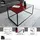 Set One by Musterring Reno Rot/Schwarz Glas 100 x 50 cm