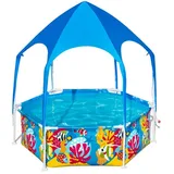 BESTWAY Kinderschwimmbecken, Mehrfarbig, Metall, Kunststoff, 51 cm, Freizeit, Pools und Wasserspaß, Planschbecken