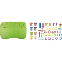 Playtive Knet Set Spieltisch 42 teilig mit Zubehör und 8x Knete