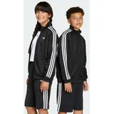 adidas FIREBIRD LOOSE JACQUARD TRACK TOP Schwarz/Weiß 140