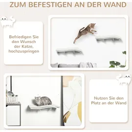 PawHut Kletterwand 53 x 28 cm grau/weiß