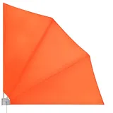 DETEX Balkonfächer 140 x 140 cm orange klappbar
