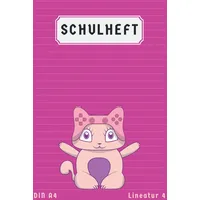 Independently published Schulheft A4 Lineatur 4: Schreibheft lineatur 4 ohne Rand 4. Klasse Liniert 50 Blatt | Din A4 | Rosa