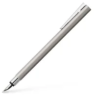 Faber-Castell 342101 - Füller Neo Slim Edelstahl, Federbreite F,