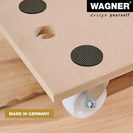 Wagner System GmbH WAGNER Transporthilfe MDF - 57,5 x 30 x 10 cm, Rollen Ø 75 mm, Tragkraft 200 kg, MDF 18 mm - 20112101
