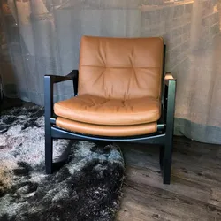 Euvira Rocking Chair (Schaukelstuhl), Classic Leder Cognac