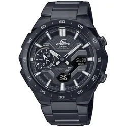 Smartwatch CASIO EDIFICE "ECB-2200DC-1AEF", schwarz, Smartwatches, Quarzuhr, Armbanduhr,Herrenuhr,Stoppfunktion,Bluetooth,Phone Finder