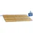 Pearl Faltbare Bast-Strandmatte mit Tragegriffen, 180 x 90 cm