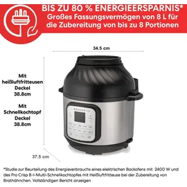 Instant Pot Duo Crisp 11-in-1 Edelstahl