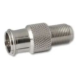 Koax-Kupplung F Stecker/Buchse 75Ohm ger