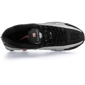 Nike Shox R4 Damen Metallic Silver/Black/Light Crimson 38