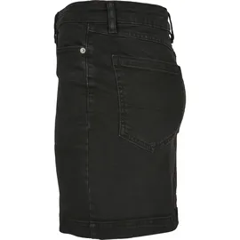 URBAN CLASSICS Organic Stretch Kurzer Rock Mit Hoher Taille Black Washed 27