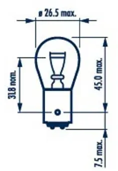 NARVA Glühlampe, Bremsleuchte 179163000