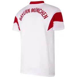 Copa FC Bayern München Retro Fußballtrikot 1987/88 weiß Herren Gr. M