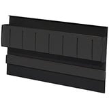 Linero MosaiQ Magnet-Messerhalter mit Kunststoffblock 350 x 45 x 200 mm Schwarz/schwarz matt/Messerhalter/Relingsystem/Kesseböhmer