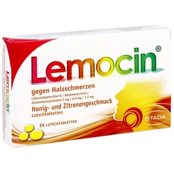 Lemocin gegen Halsschmerzen Honig-Zitronengeschmack ab 12 Jahren