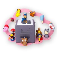 moin minis Wolke Rosa / Pink magnetisches Regal kompatibel mit 20 Tonie Figuren und Tonie Box Wolkenregal für Kinder Hörfiguren Magnetregal