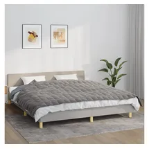 vidaXL Gewichtsdecke Grau 155x220 cm 7 kg Stoff