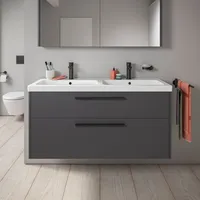 Duravit D-Code Waschtischunterschrank, 2 Auszüge, DC46740BD490000,