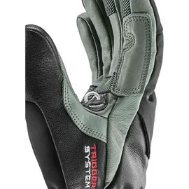 Leki Hevon 3D Skihandschuhe Black/Dusty Green 10