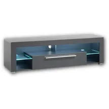 Stella Trading TV-Lowboard GOAL, Grau matt - B 153 cm