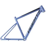 HIMALO 700c Rennrad Rahmen 46/48/50cm Aluminium-Legierung Rahmen XC Scheibenbremse Rahmen Mit Steckachse 12 * 142mm BSA68 Interne Verlegung (Color : Purple A, Size : 48CM)