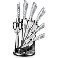 Velaze Küchenmesser Set, Messerblock mit Messer Set, Messerset 8-teilig,