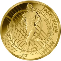 1/10-Unzen-Gold-Gedenkmünze "Paavo Nurmi – 100 Jahre Olympische Spiele"