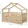 VitaliSpa Hausbett Design 70 x 140 cm Kiefer massiv braun