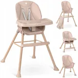 Kinderhochstuhl Verstellbar Kindersitz 3in1 Tablett Pink