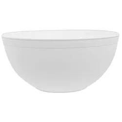 MONOUSO - Wiederverwendbare langlebige Schale PP Mineral Weiß 3.350ml Ø23,5cm (1 Stück)
