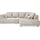 werk2 Ecksofa WERK2 "Tiga, Komfortsofa mit elekt. Auszugsfunktion, bequem, L-Form", beige, B:207cm H:72cm T:286cm, 100% Polyester, Sofas, Ecksofa, Pure Wohlfühlgarantie: Ausziehbare Sitztiefe, XXL-Ottomane & Kissen.