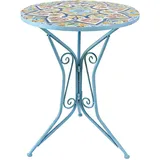 Hti-Living Gartentisch 55 x 55 x 68 cm Türkis