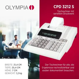 Olympia CPD 3212S Druckender Tischrechner