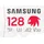 Samsung MB-MD128S 128 GB, MicroSDXC UHS-I U3, V30 A2 180MB/s SD-Adapter,