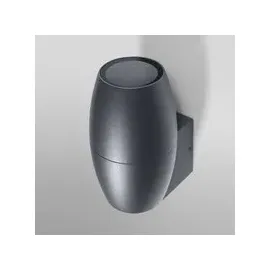 LEDVANCE Außenleuchte Aluminium 12,5 cm GU10 IP44 mit Bewegungsmelder dunkelgrau