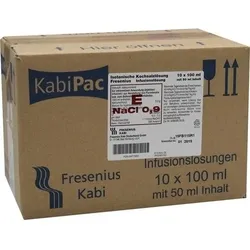 Isotonische Kochsalzlösung 100ml halbgefüllt