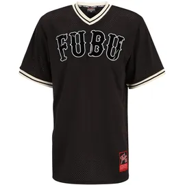 FUBU Vintage Lacque Mesh Tee - schwarz, - M