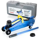 Bituxx Rangierwagenheber 2T Blau mit Transportkoffer MS-15831