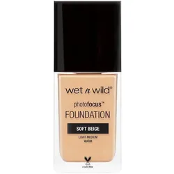 wet n wild Photo Focus Matte Foundation SOFT BEIGE 30 ml Hellbraun 